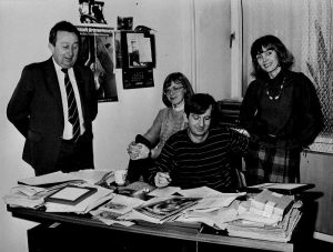 Ryszard Bogunowicz, Elżbieta Bitner, Marek Koszur, Anna Kolmer ok 1985