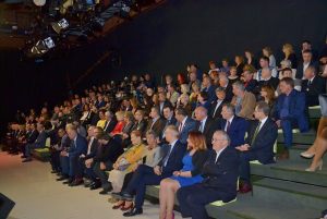 publiczność w studio TVP3 podczas finałowej gali konkursu "Dziennikarz Roku 2016"