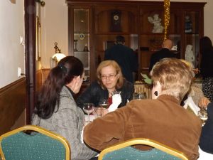Spotkanie noworoczne dziennikarzy 05.02.2016, na zdjęciu: Małgorzata Furga, Iwona Poczopko, Dorota Zamolska, Maria Okulicz