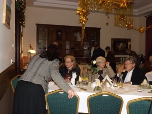Spotkanie noworoczne dziennikarzy 05.02.2016, na zdjęciu: Małgorzata Furga, Iwona Poczopko, Dorota Zamolska, Leszek Szopa